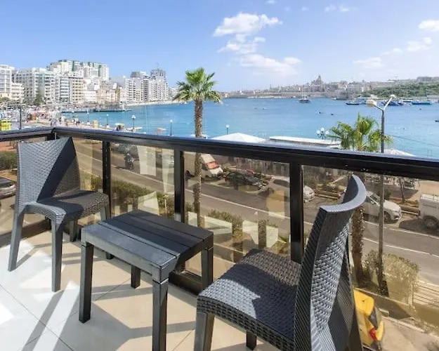Stunning View, Seafront, 2bedroom Lejlighed Sliema